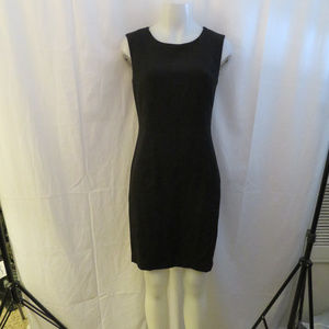LYNN RITCHIE BLACK SLEEVELESS SHIFT DRESS SIZE 4